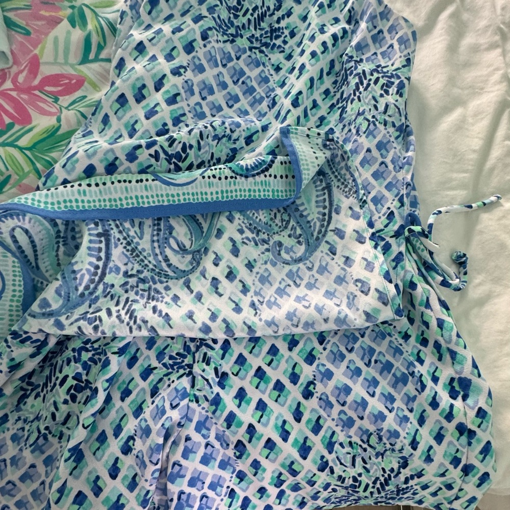Lilly Pulitzer Blue and Green Jumpsuit